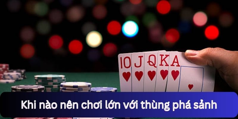 Khi nào nên tất tay, khô máu